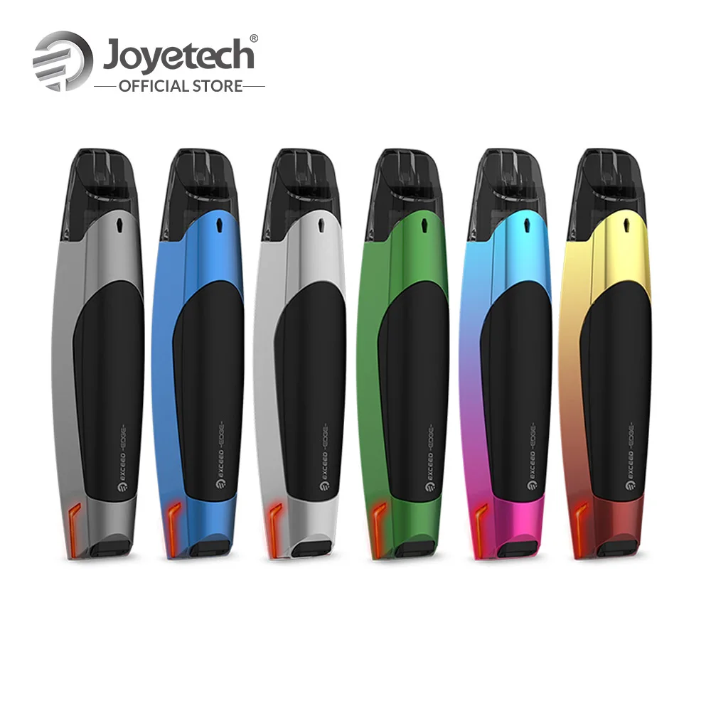 Original Joyetech EXCEED Edge (Pod Version) Kit Built-in 650mAh Battery 1.2ohm Coil System Vape Pen Kit Electronic Cigarette