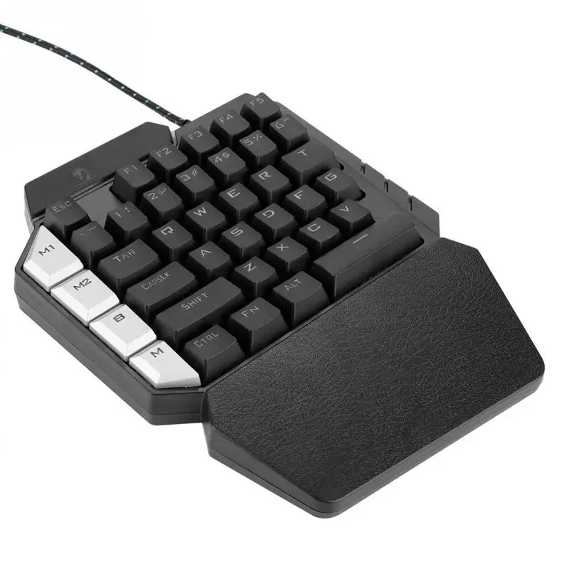 

38 Keys K109 Single Hand Gaming Keyboard Wide Compatibility Mechanical Keypad Ergonomic free program design for Windows