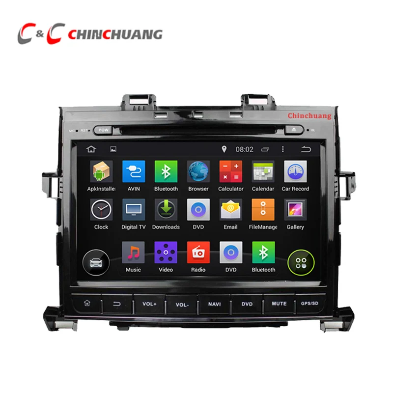 Quad Core HD 1024X600 Android 5.1.1 Автомобильный DVD Плеер для Toyota Alphard с Радио GPS Навигация, поддержка Зеркало Ссылка SWC