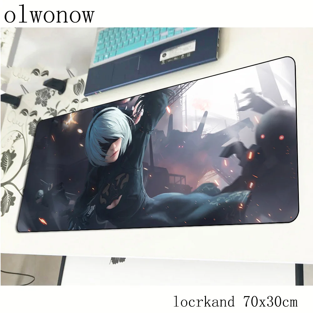 Nier automata коврик для мыши HD шаблон компьютерный геймер Коврик 70x30 см padmouse модный Для
