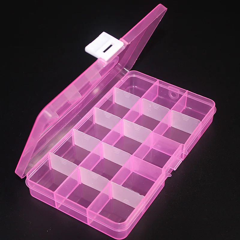 

2 pcs/lot Fishing boxes Fishing Accessaries plastic box with size 17.3cm *9.8cm * 2.3cm Fishing Tackle Box For carp Fishing