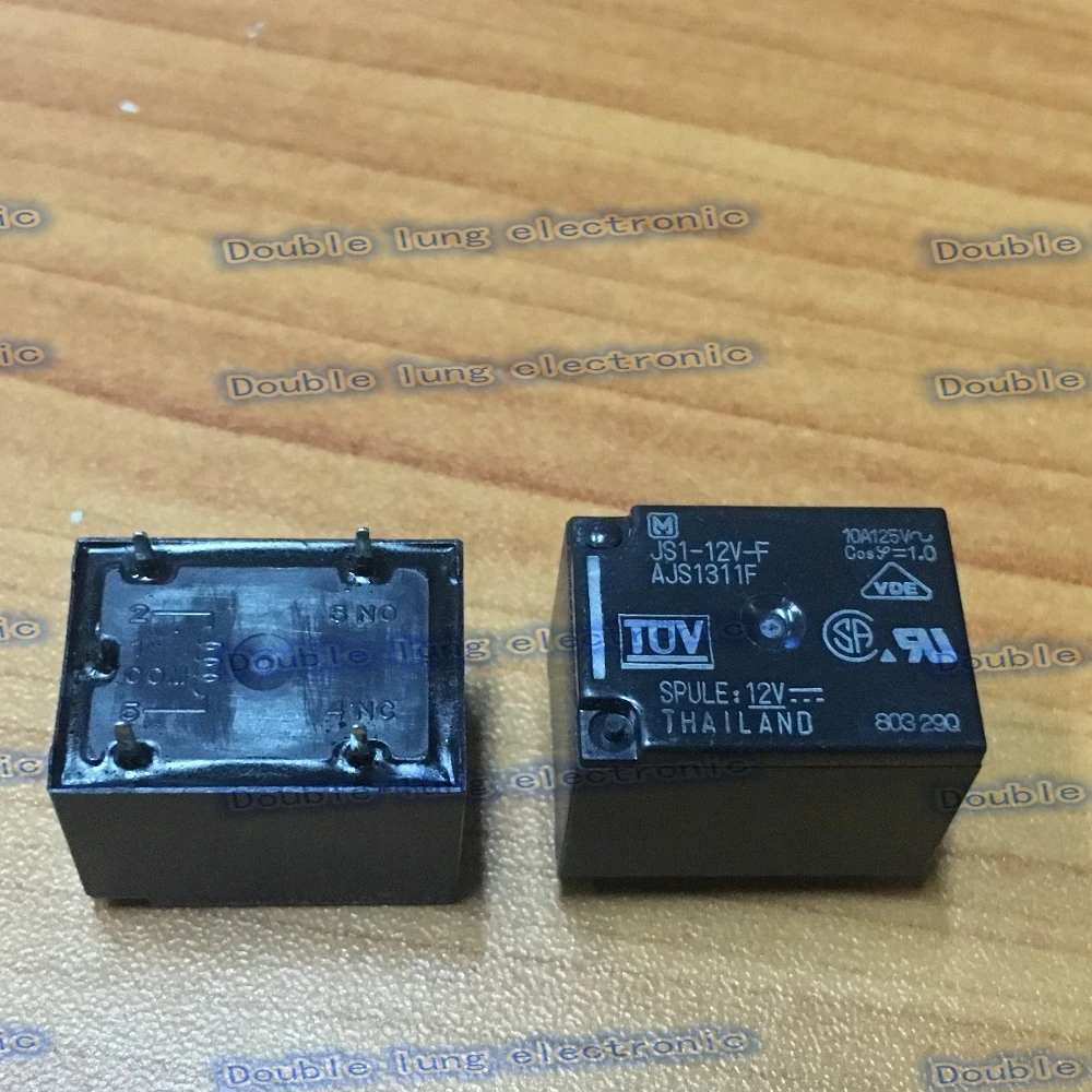 1 x JS112VF DC12V 5 Pins P R 10A AC125V Nais AJS1311F C 2.41 anais.tn