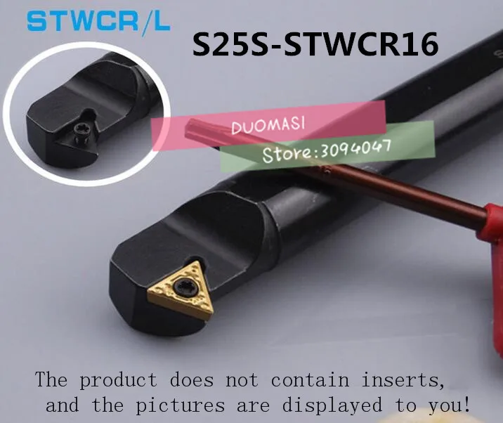S25S STWCR16 , 60 degrees internal turning tool , Lathe Tool boring bar