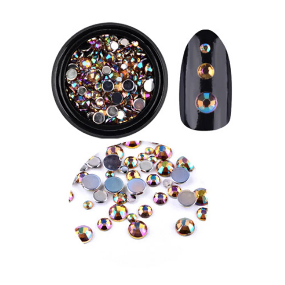 3D горячее искусство ногтей стразы кристаллы декоративные акриловые Типсы Маникюр колеса DIY Горячая Sale4A23 - Цвет: D
