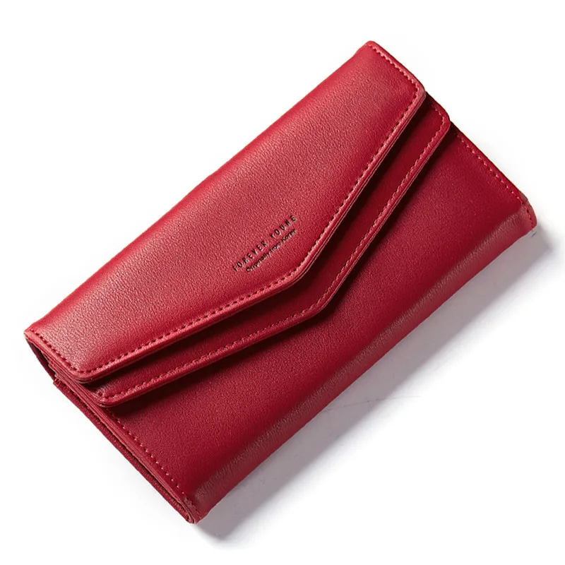 Designer Wallet Leather Purse Women Envelope Clutch Wallet Long with Iphone Xmas Holder Coin Pocket Dropshipping