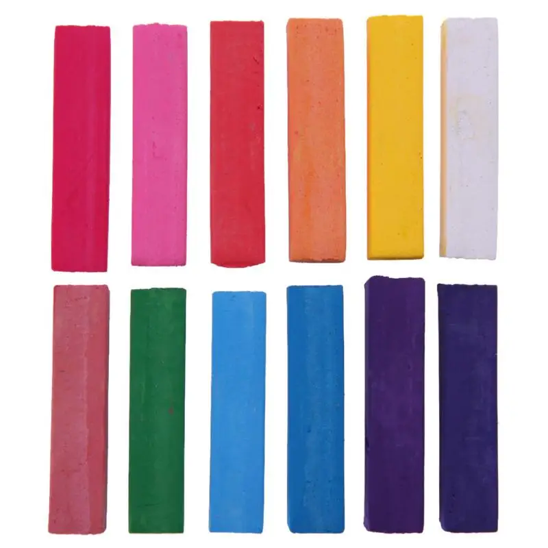 12-Colors-Set-Hair-Chalks-Temporary-Colors-Hair-Dye-Non-toxic-Salon-Kit-Pastel-Chalk-Pastel