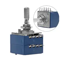 Потенциометр RH2702 8 Pin зубчатый разделительный вал 6 мм Точность 27-тип A50K 50K G08 и Прямая поставка