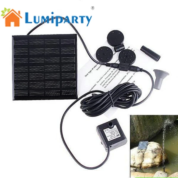 

Lumiparty Solar Irrigation System water pump Battery Power Fountain Pool Water Sprinkler Pump Garden Tools Watering Outdoor