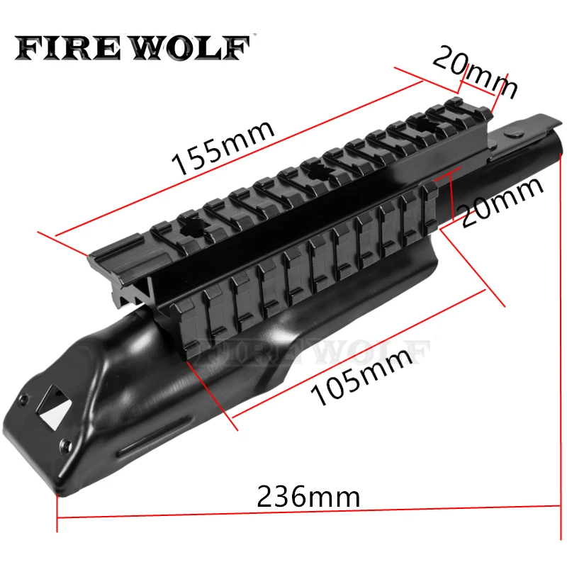 

Hunting Accessories AK AK47 Tri-Rail Weaver Picatinny Scope Mount With Adjustable Side Weaver