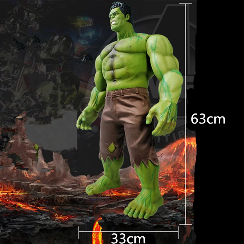 

Avengers:Infinity War Superhero Incredible Hulk Robert Bruce Banner PVC Action Figure DC Comics Collectible Model Toy L2072