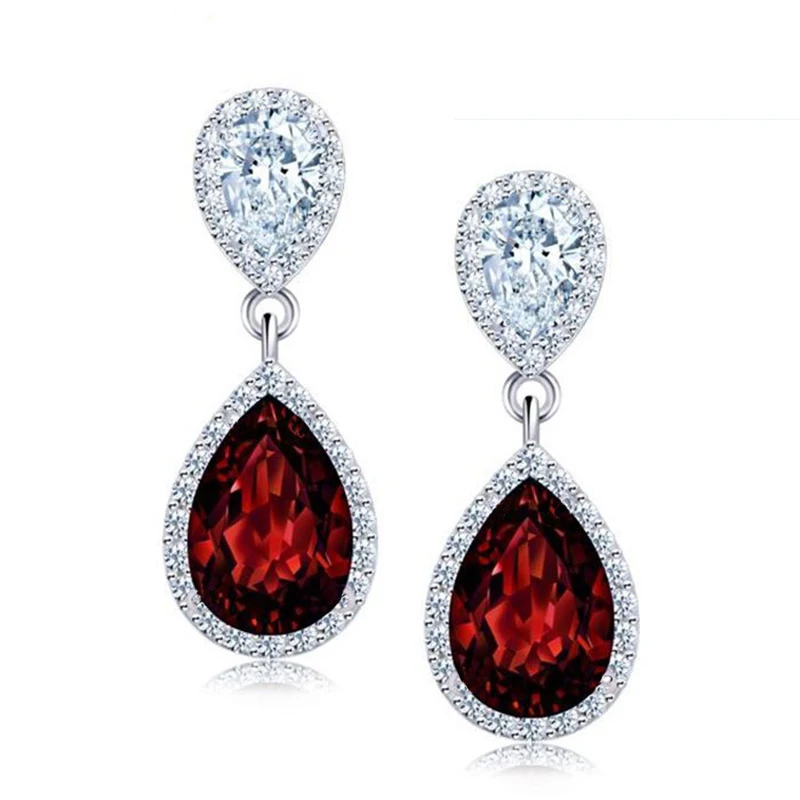 Женские серьги с синим кристаллом 5 цветов|earrings for women|fashion earrings womenearrings women fashion |