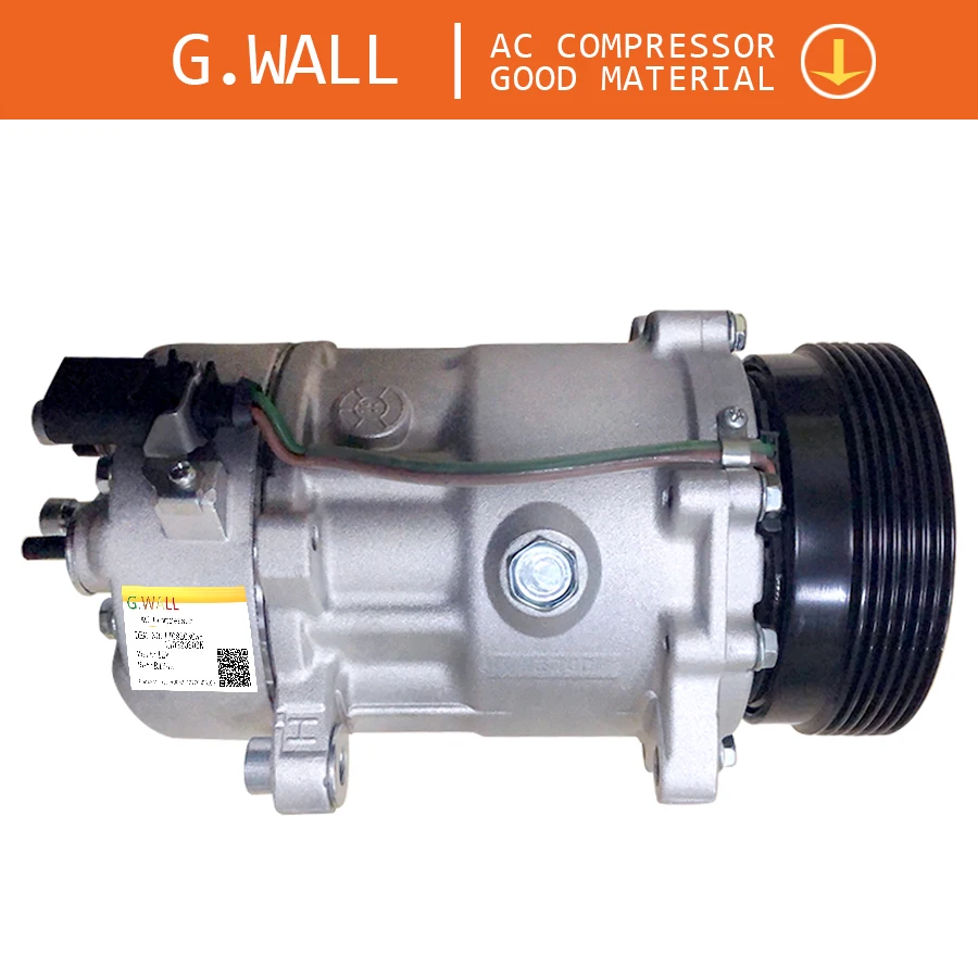 

SD7V16 7V16 AC COMPRESSOR For Car AUDI A3 TT FOR CAR SKODA Octavia For VW Golf Polo Bora Caddy New Beetle Seat 1J0820803F