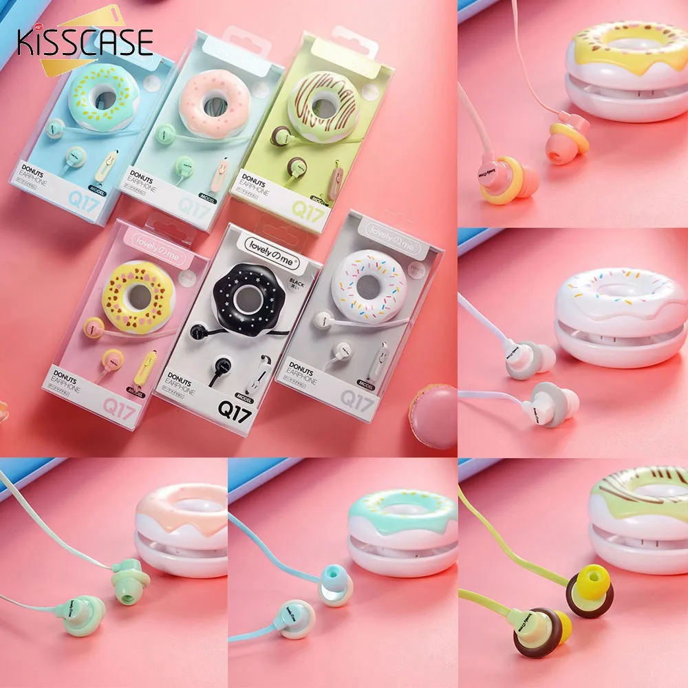 KISSCASE Музыка наушники для samsung S10 S9 плюс 3,55 наушники для Xiaomi huawei auriculares форма пончика наушники