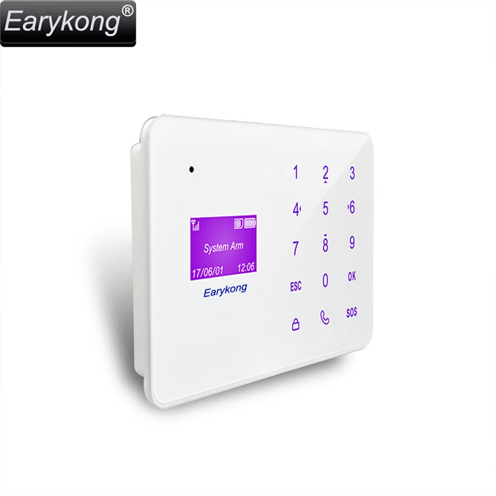 Беспроводная сигнализация Earykong 433 МГц GSM детектор открытия двери и окна Поддержка