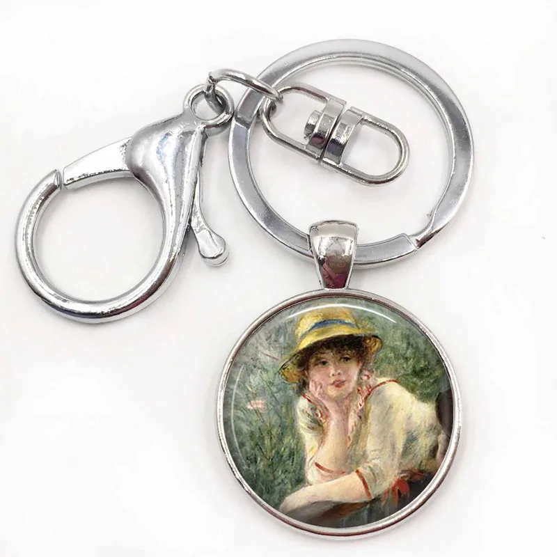 10silver keychain.