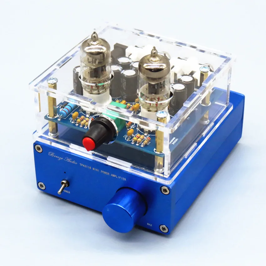 

6J1 tube preamplifier with TPA3116 Audio speaker