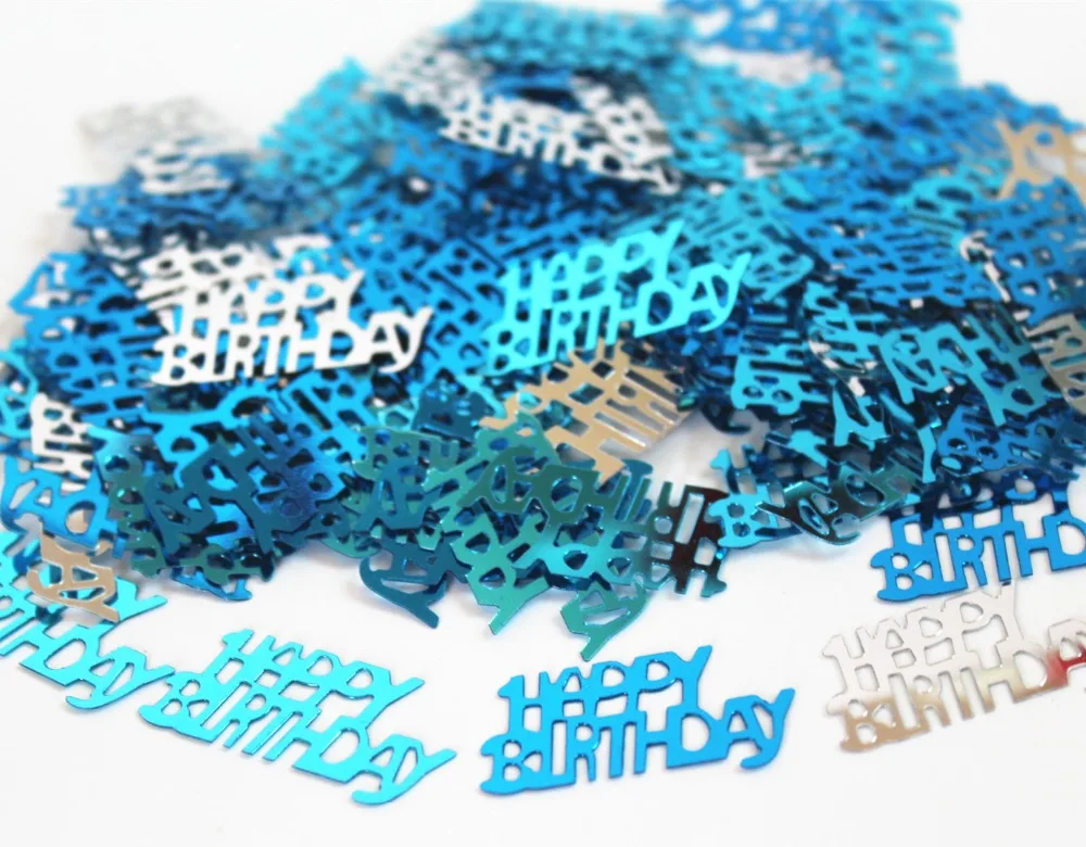 2 Packs Glitz Blue 70th Birthday Party Decoration Confetti Foil Sprinkles