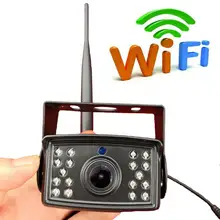 Автомобиль интимные аксессуары DC 12 В 24 Wi Fi заднего вида камера для автобус-фургон для грузовика, трейлера, машины поддержка Iphone устройств Android Monito