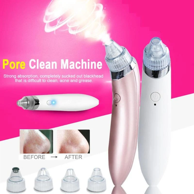 Pore Cleaner Blackhead Remover Vacuum Electric Nose Face Black Dot Dermabrasion Deep Cleansing Skin Care Machine Beauty Tool