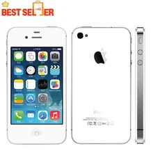 2016 Hot Sale Original Apple Iphone 4S mobile phone  WCDMA Dual Core WIFI GPS 8MP Multi-language IOS 8-IOS 9 Optional(China (Mainland))
