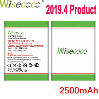 

WISECOCO 2500mAh Battery For Allview x3 soul lite Mobile Phone In Stock Latest Production High Quality Battery+Tracking Number