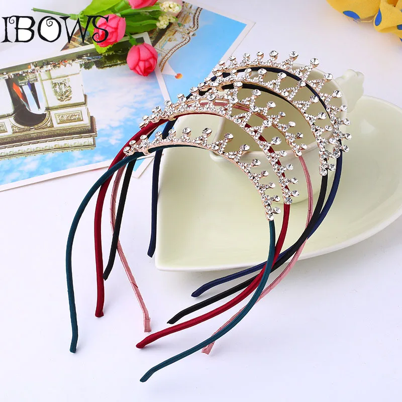 

1 Pc Baby Girl Princess Crown Headband Glitter Tiara Hairbands Birthday Gift Party Head Accessory Headwear
