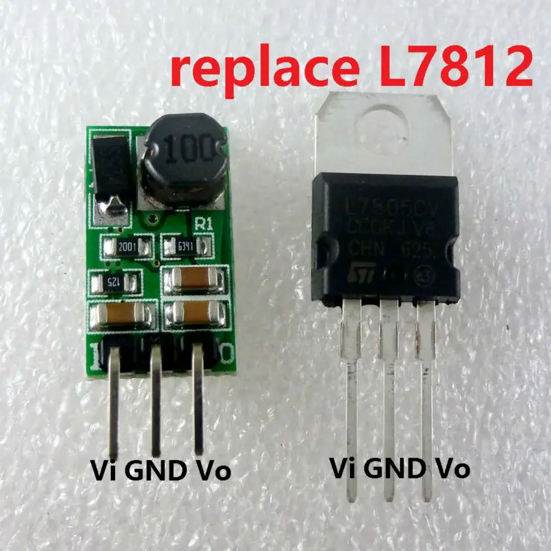 

10W 14-40V 24V to 12V Voltage Regulator DC-DC Converter Step-Down Buck Module replace LM7812 L7812 RS485 Relay Wireless Control