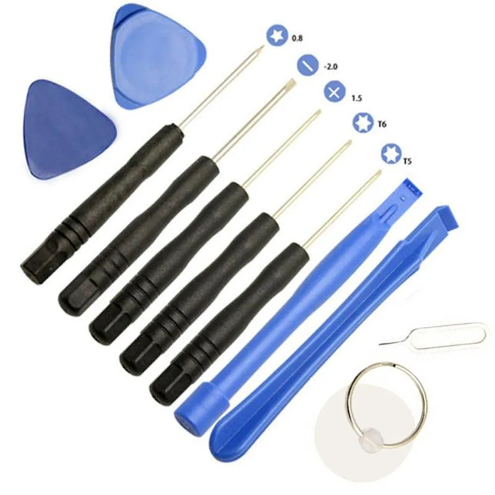 

11 in 1 Universal Professional mobile phone Opening Pry Repair Screwdrivers Tools Kit Set for iPhone and android Wholesale 2019