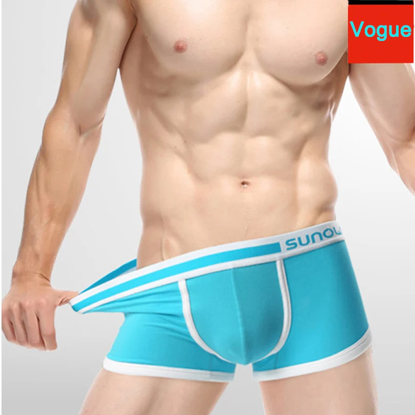 

Fashion Boxer Shorts Men Lycra Spandex Breathable Comfortable Letter Dark Blue Red Black White Men Underwear Boxer BINHIIRO New