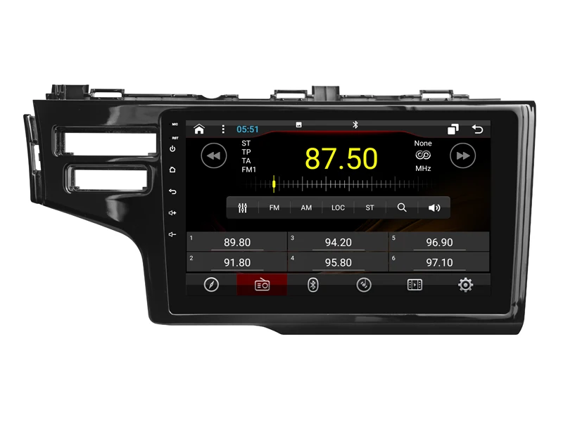 Clearance Elanmey android 8.1 car radio for Honda Jazz Fit 2014 + SRS car accessories DSP device Gps Navi multimedia bluetooth headunit 3