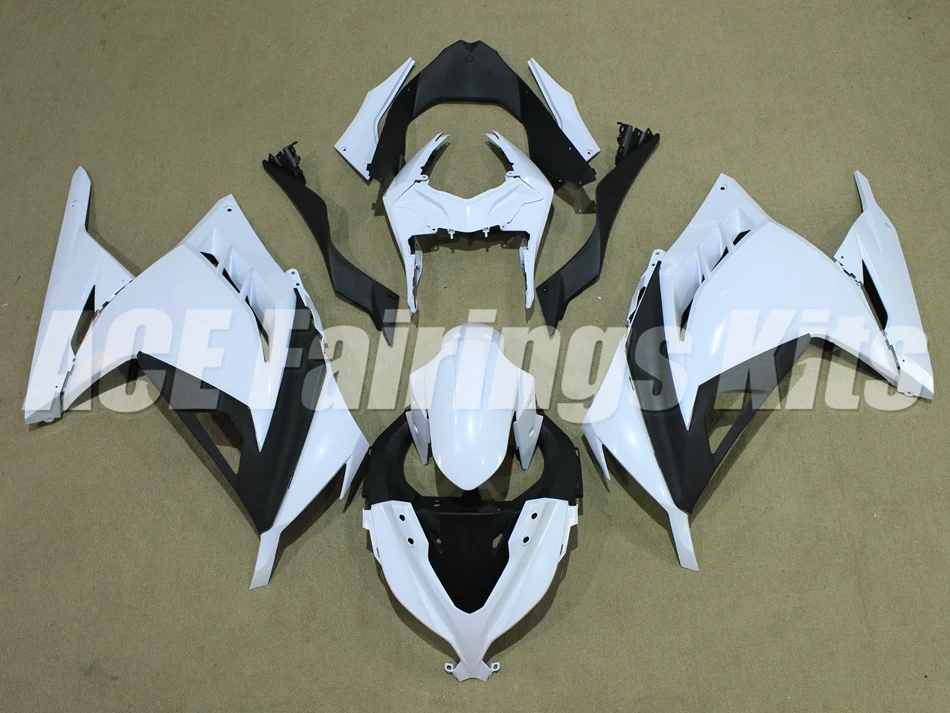 

New Injection Abs Fairing Kit Fit for kawasaki EX300 2013 2014 2015 Ninja300 13 14 15 EX 300 Bodywork set cool white black