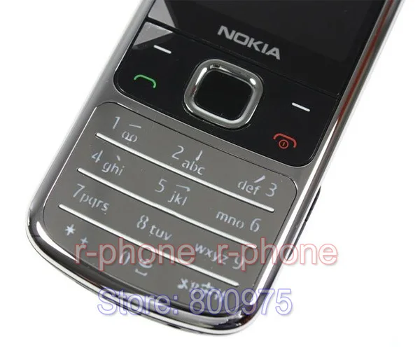 Отремонтированный Nokia 6700c 6700 классический мобильный телефон разблокированный gps 5MP MP3 серебро 6700c мобильный телефон и русская клавиатура