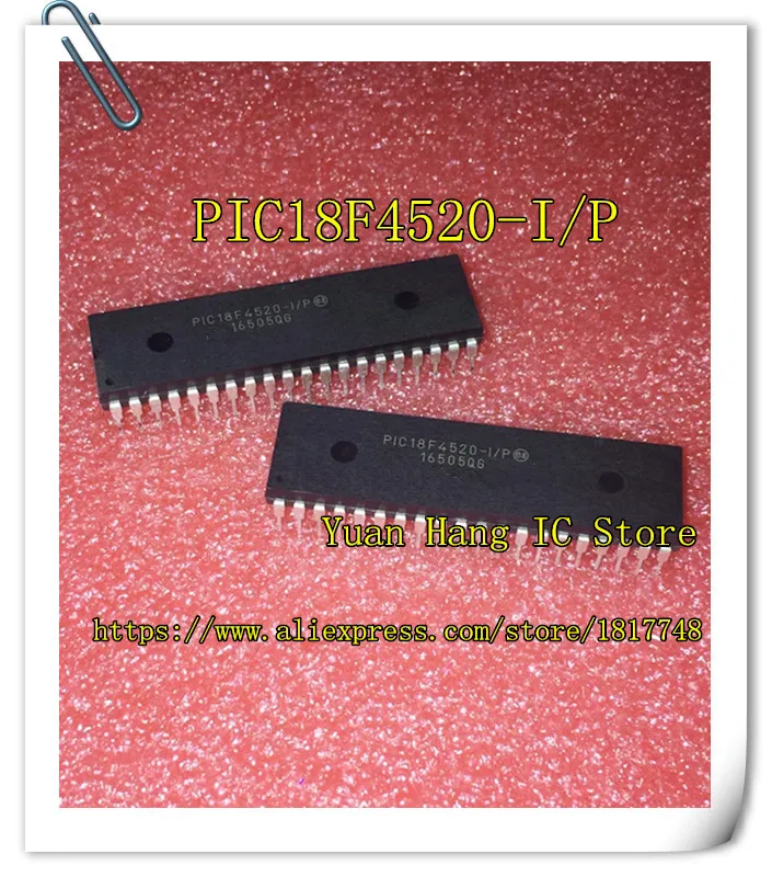 10PCS LOT IC PIC18F4520 I P PIC18F4520 18F4520 I P DIP 40 NEW GOOD QUALITY