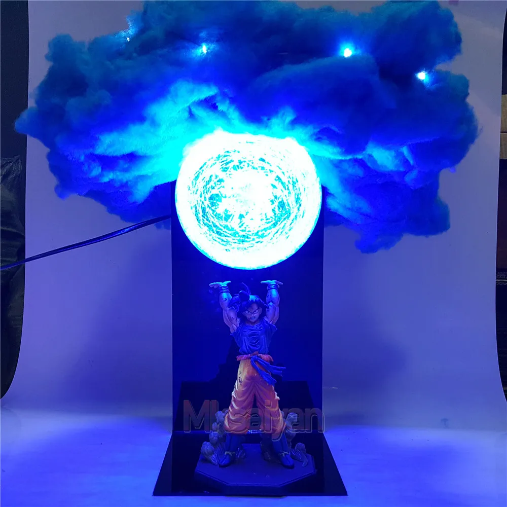 Dragon Ball Z фигурка Сон Гоку Genki damaSpirit Bomb Cloud DIY светодиодный светильник набор Dragon Ball и super Goku аниме фигурка ПВХ Модель игрушки