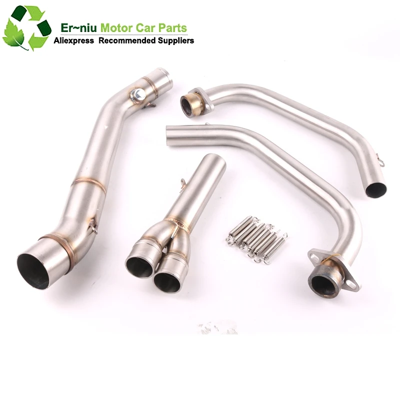 

MT-03 MT03 R25 R30 R3 motorcycle exhaust Full system Middle Contact pipe Slip On For YAMAHA MT03 MT-03 R3 R25 R30 2014-2018