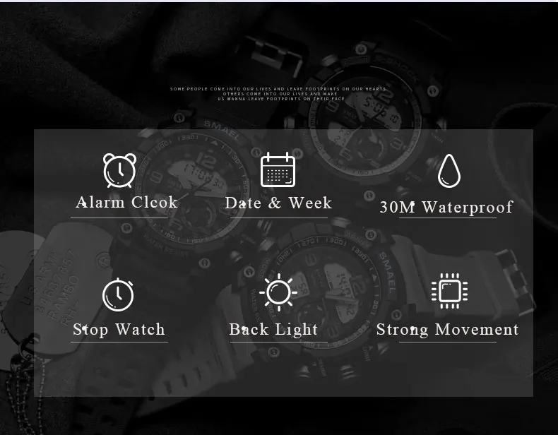 SMAEL analogowy-cyfrowy zegarek Mężczyźni Sport 50M profesjonalny wodoodporny kwarcowy duże godziny wybierania wojskowych zegarki 2018 moda tanie i dobre opinie Quartz Wristwatches 22mm 18mm Kompletny kalendarz odporny na wstrząsy wyświetlacz LED Auto Date wodoodporny tylne światło chronograf pływać alarm perpetual calendar SMAEL analogowy-cyfrowy zegarek Mężczyźni Sport 50M profesjonalny wodoodporny kwarcowy duże godziny wybierania wojskowych zegarki 2018 moda tanie i dobre opinie Quartz Wristwatches 22mm 18mm Kompletny kalendarz odporny na wstrząsy wyświetlacz LED Auto Date wodoodporny tylne światło chronograf pływać alarm perpetual calendar