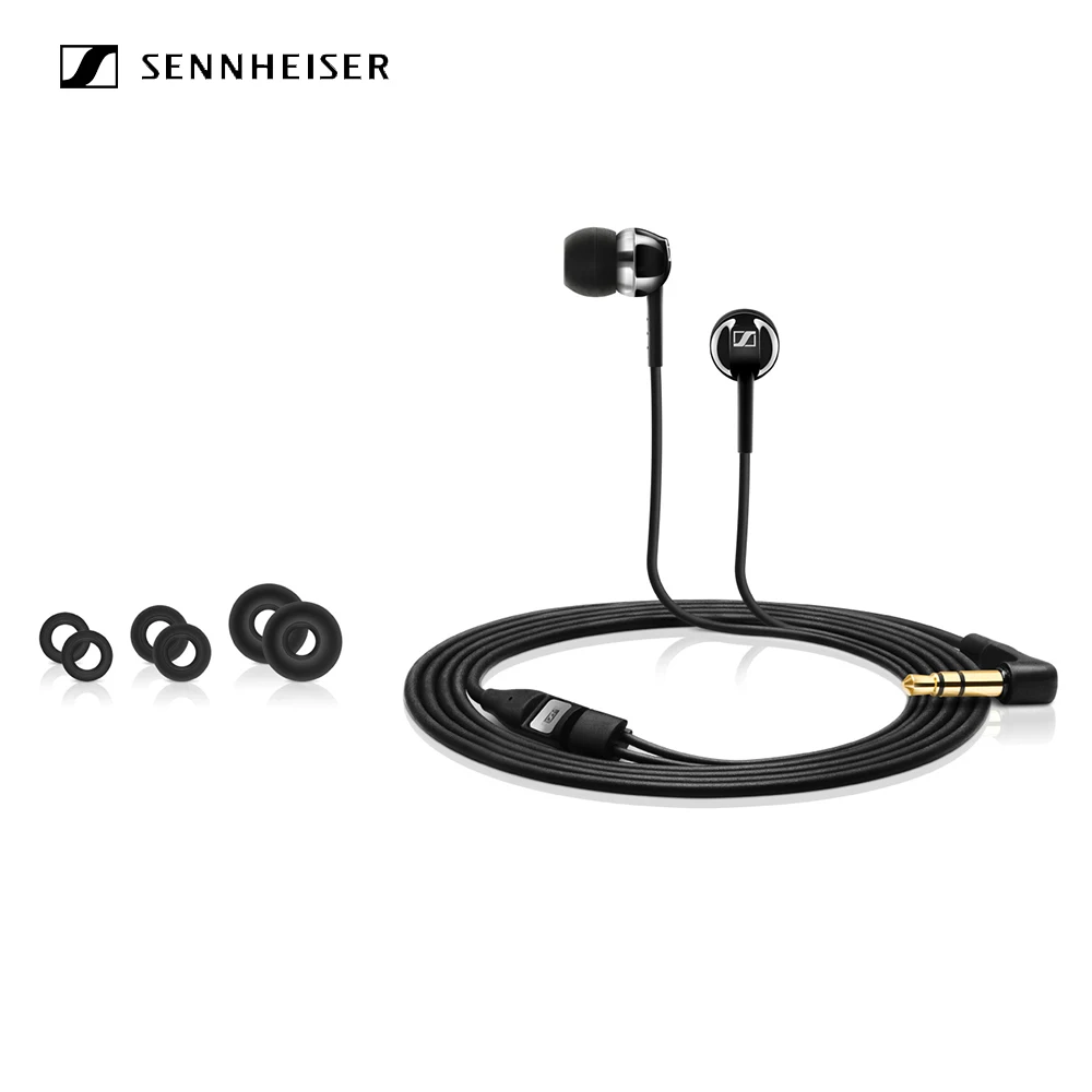 Наушники Sennheiser CX 1,00 3,5 мм проводные наушники стерео звук динамическая гарнитура тяжелого баса звук наушники для смартфона fone