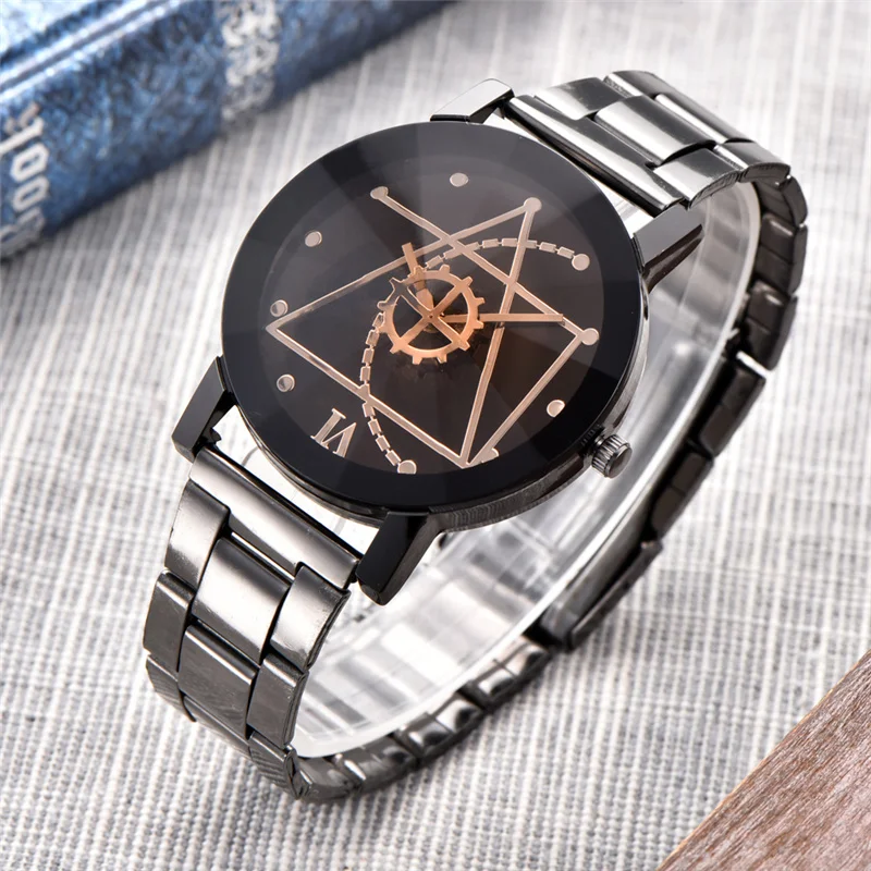 

Luxury Brand 2018 New Men Watch Stainless Steel Clock Male Quartz Sport Watch Men Casual Wristwatch relogio masculino Hot