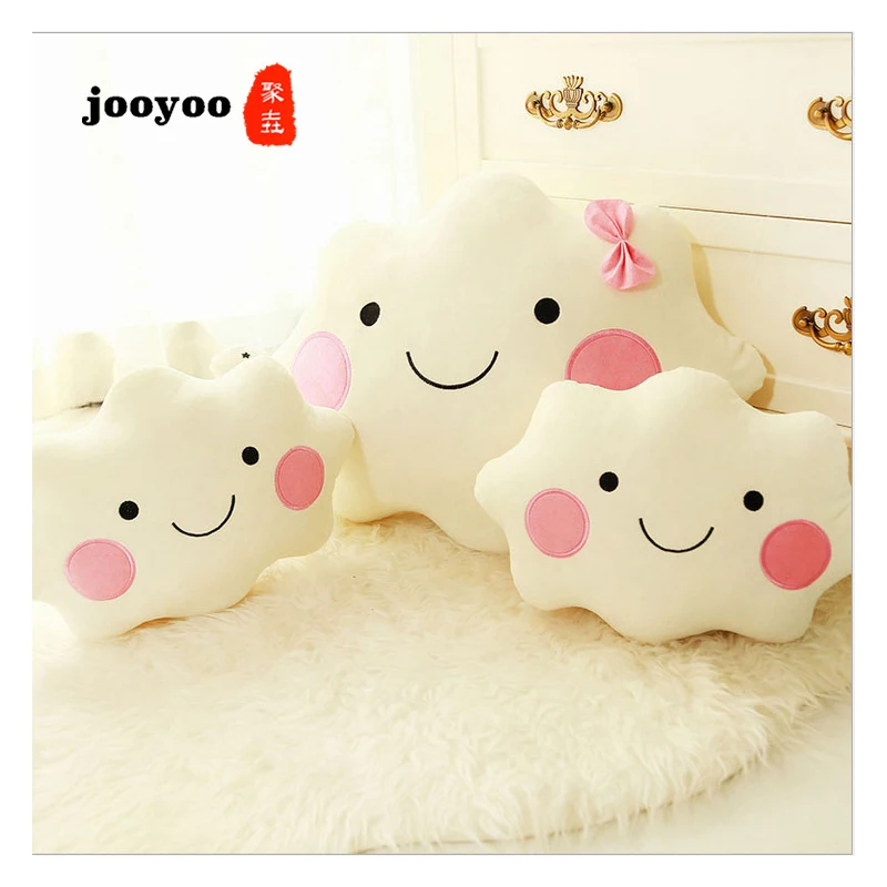 

Creative Cloud Pillow Colorful Cloud Car Sofa Cushion Birthday Gift Sleeping Pillow Cushion Wholesale jooyoo