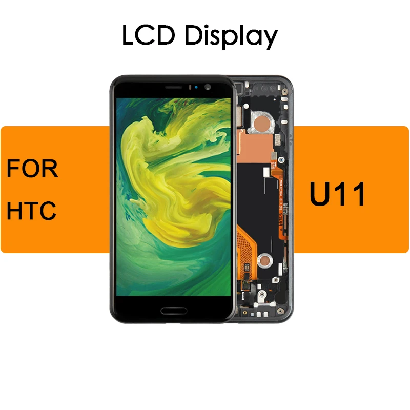 

5.5'' Display Touch Screen Assembly Replacement with frame For HTC U11 LCD 2560x1440