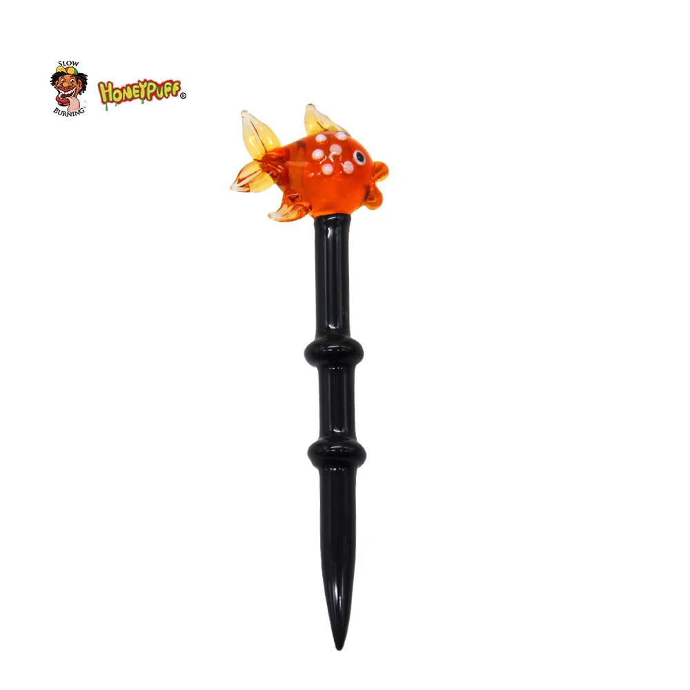 HONEYPUFF премиум стекло Dabbler 5 43 дюймов воск Dab инструмент Красочные толстые Pyrex Dabber