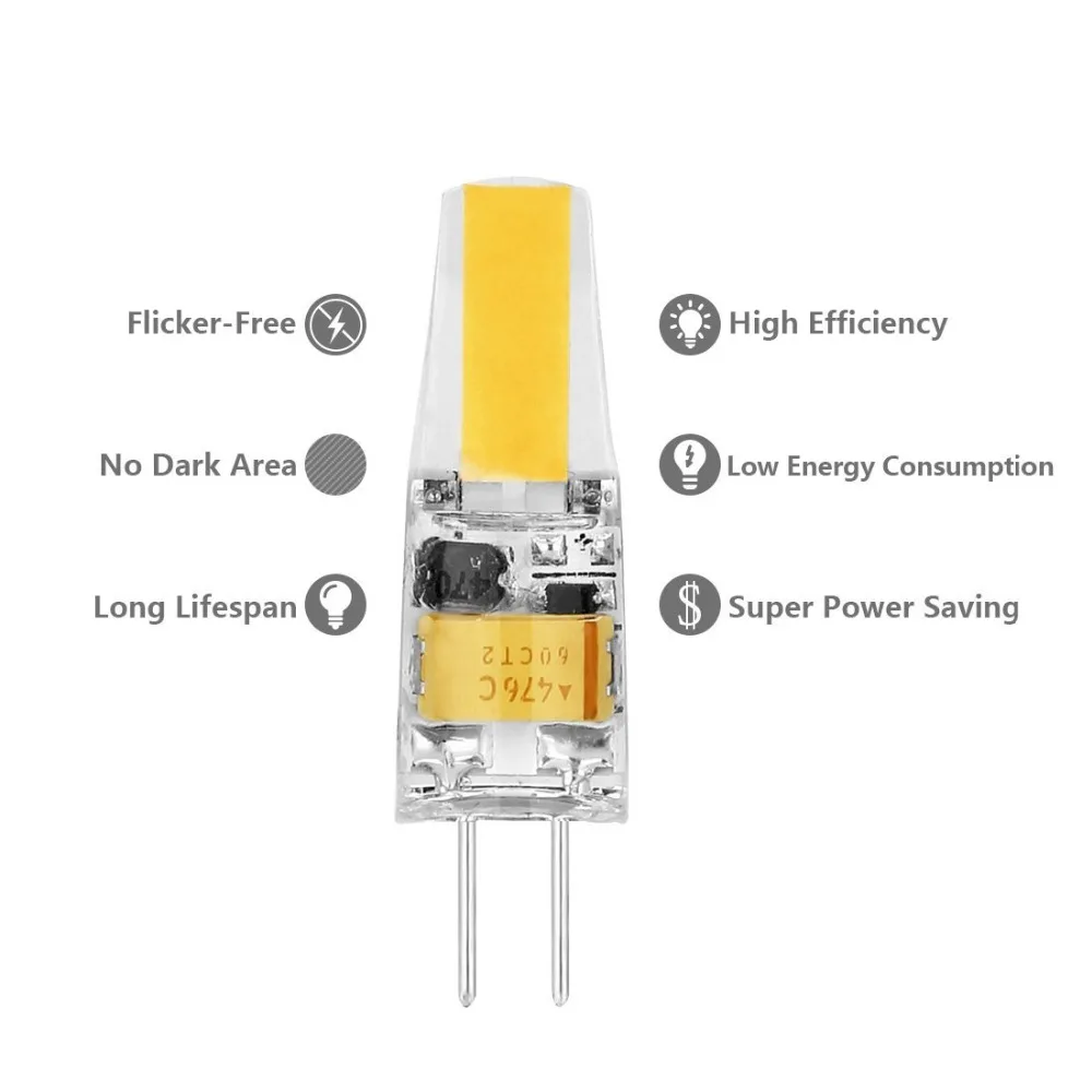 10 шт. светодио дный G4 лампы 12 В 20 Вт замена галогенных DC12V Bi Pin 2700 К/4500 К теплый белый/белый T3 G4 базы светодио дный лампочки