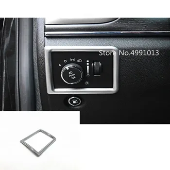

For Jeep Grand Cherokee 2014 2015 2016 2017 2018 car styling cover front headlight light switch button trim frame lamp panel