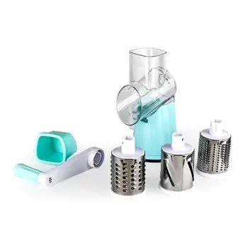 

Manual Vegetable Cutter Slicer Kitchen Accessories Multifunctional Round Mandoline Slicer Potato Cheese Kitchen Gadgets