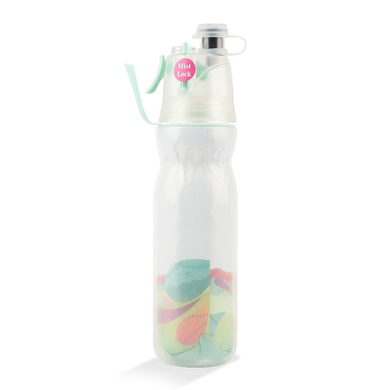Креативная бутылка для воды с распылителем, особая чашка, Спортивная бутылка, ручная чашка, Детская портативная, увлажняющая, красивая, охлаждающая чашка, открытый, Прямая поставка - Цвет: D