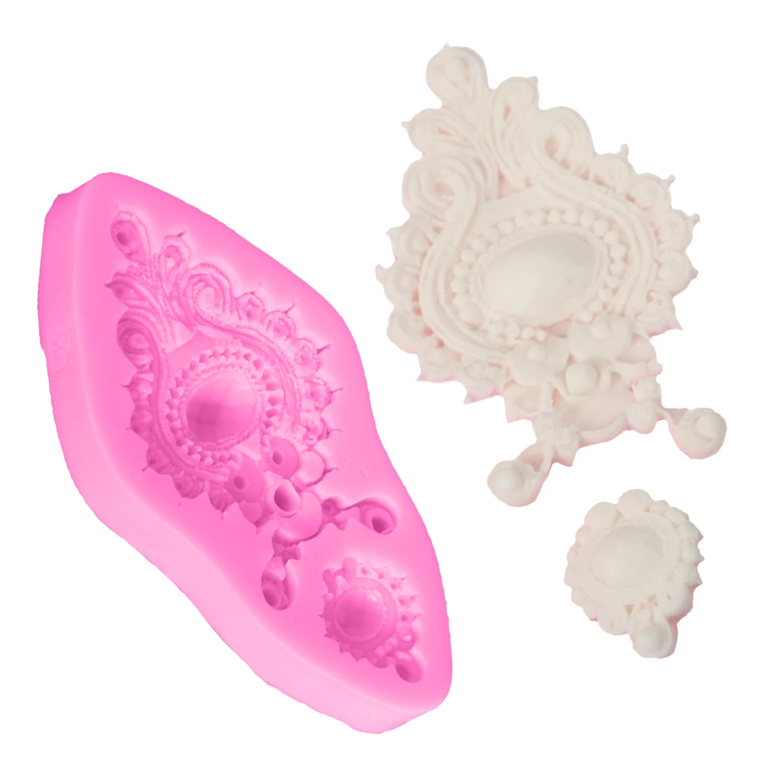 

1PC Silicone Jewelry Diamond Mold Cake Decorating Tools Kitchen Pastry Baking Chocolate Soap Mold Easy Demoulding Silicone Form