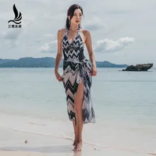 SANQi женский купальник Женская сиамская одежда с треугольным вырезом юбка консервативный маленький квадратный Топ стальная пластина сексуальный горячий купальный костюм