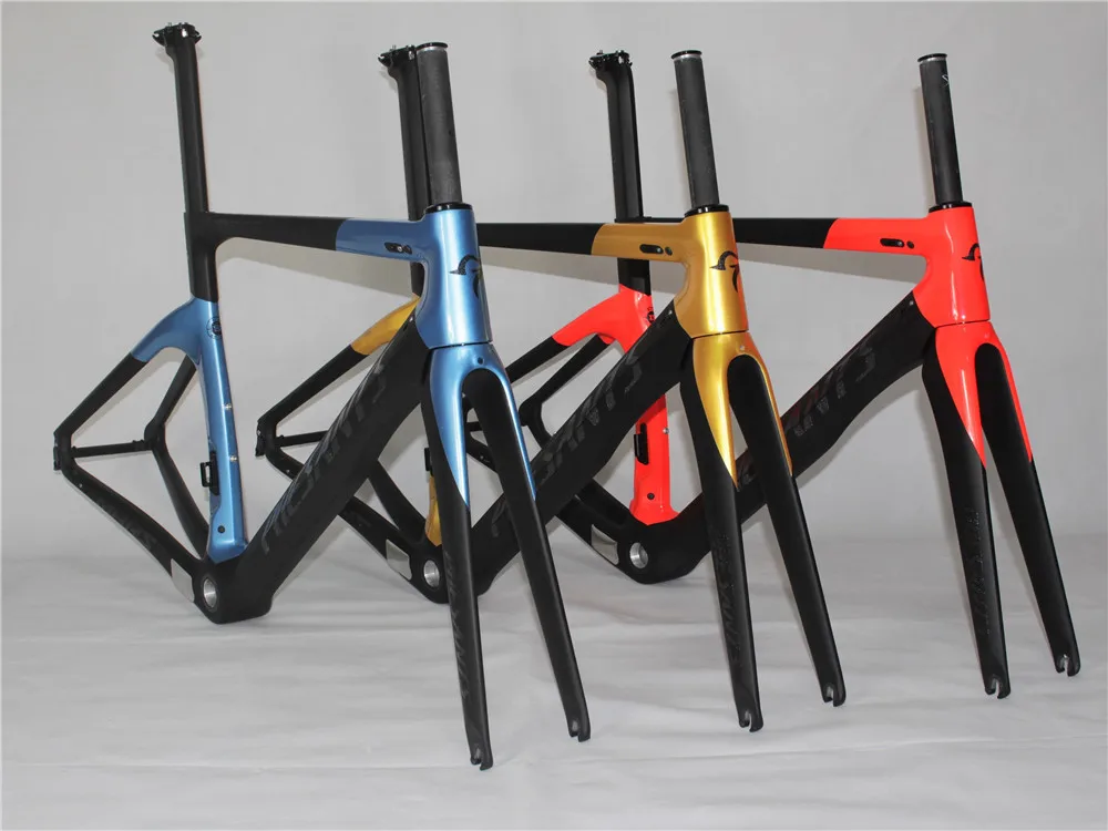 

2019 PHESANTS MARS 3 Colors T800 Carbon Fiber Road Bicycle Frame Bike Carbon Frame Fit For Mechanical and DI2 Electronic