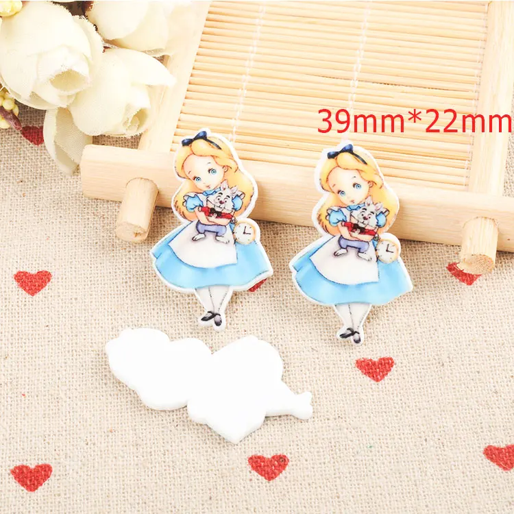 

10pcs/lot flat back resin planar Maids DIY resin cabochons accessories