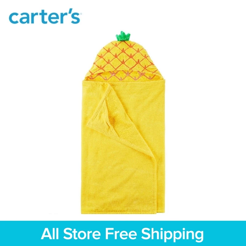 

Carter's 1-Piece baby children kids clothing girl Pineapple Hooded cotton terry Towel 250G051